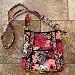 Vera Bradley Mocha Rouge Crossbody